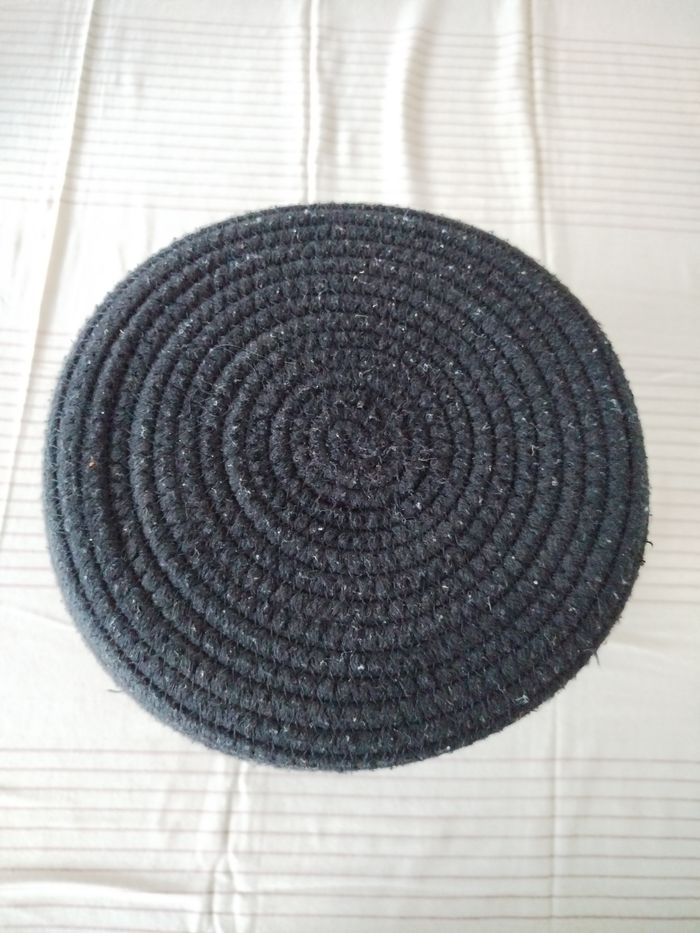 Panier de rangement ou panière noir - photo numéro 2