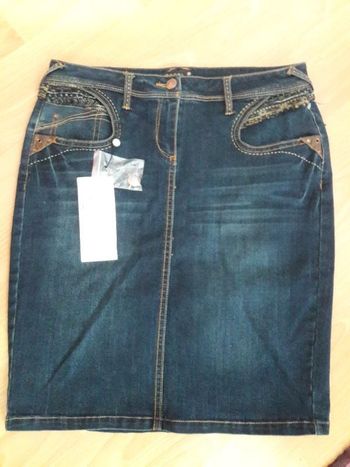 jupe jean neuve patrice breal 40