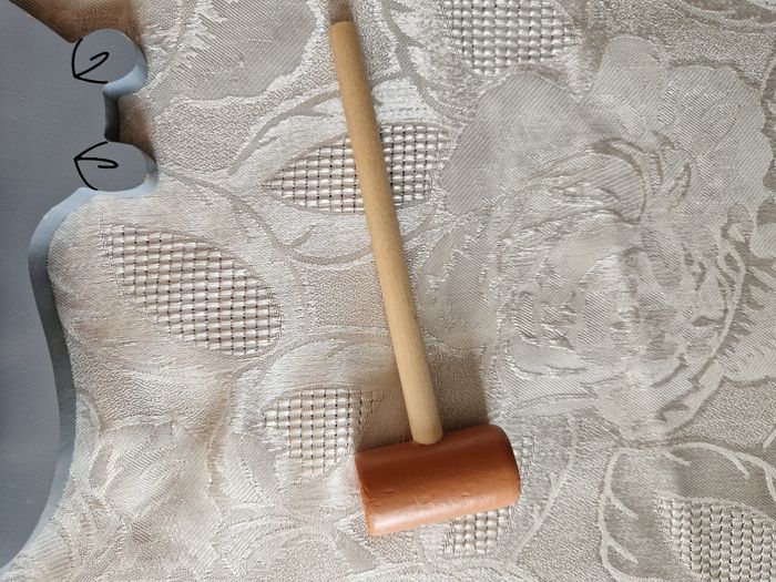 Xylophone hippopotame  en bois - photo numéro 5
