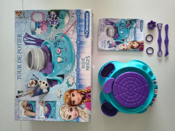 Tour de potier poterie Clementoni Frozen La Reine des neiges