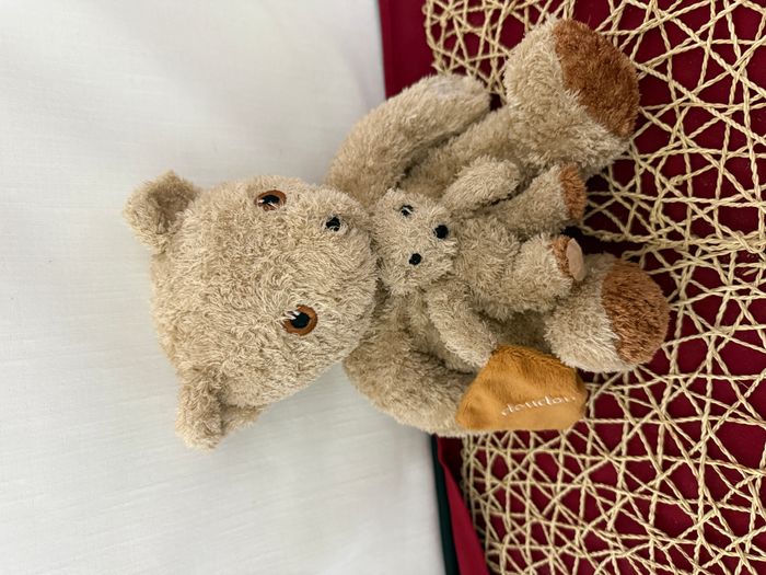 Doudou Peluche Ours et son doudou mouchoir Jours Heureux - photo numéro 5