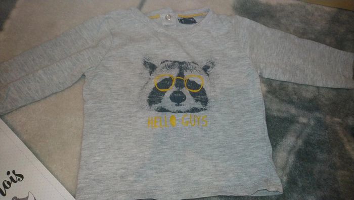 Joli tee shirt bébé garçon 6 mois kiabi - photo numéro 2