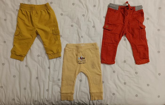 Lot de 3 pantalons 12 mois