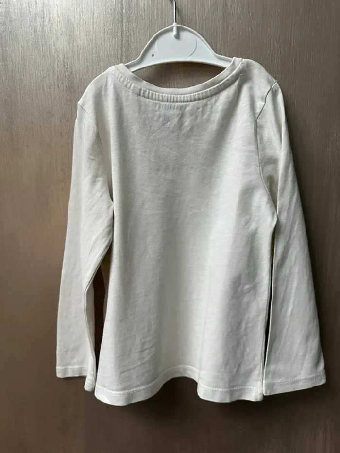 T-shirt manche longue beige dinosaure orchestra 36 mois 3 ans - photo numéro 5