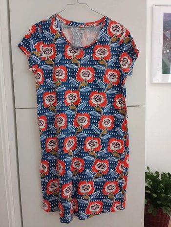 Robe courte t-shirt Monoprix multicolore coton biologique 38/40