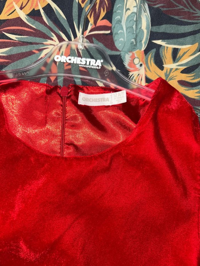 Robe rouge fête orchestra - photo numéro 2