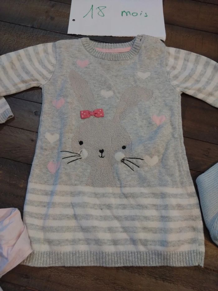 Lot de vêtements bebe filles hivers 18 mois - photo numéro 2