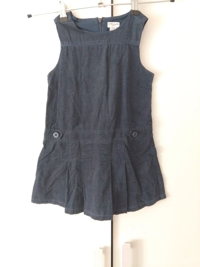 Robe velours Cyrillus t7ans - photo numéro 3