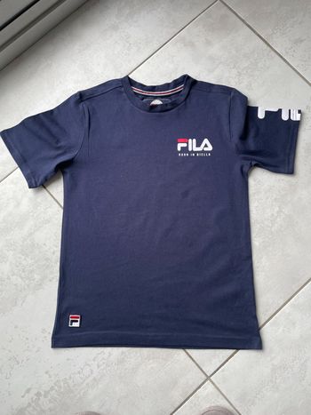 T-shirt Fila "Born in Biella" - Bleu Marine - Taille M