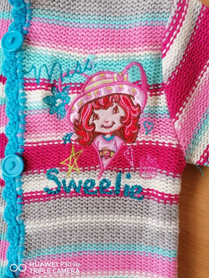 Gilet 5 ans Charlotte aux fraises 🍓 - photo numéro 2