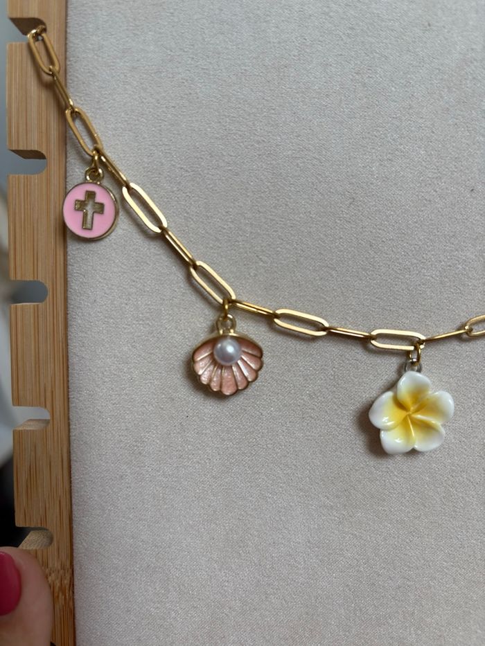 Collier breloque acier inoxydable - photo numéro 4