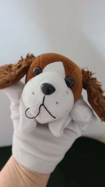 marionnette gant chien