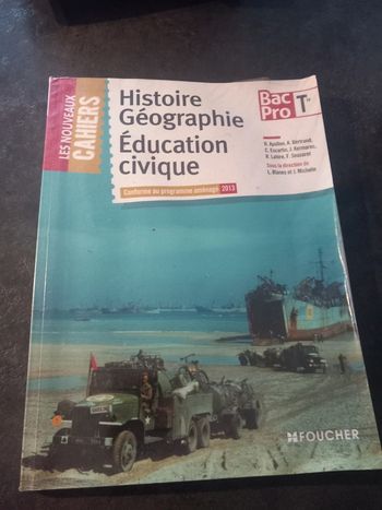 Livre histoire géographie bac pro