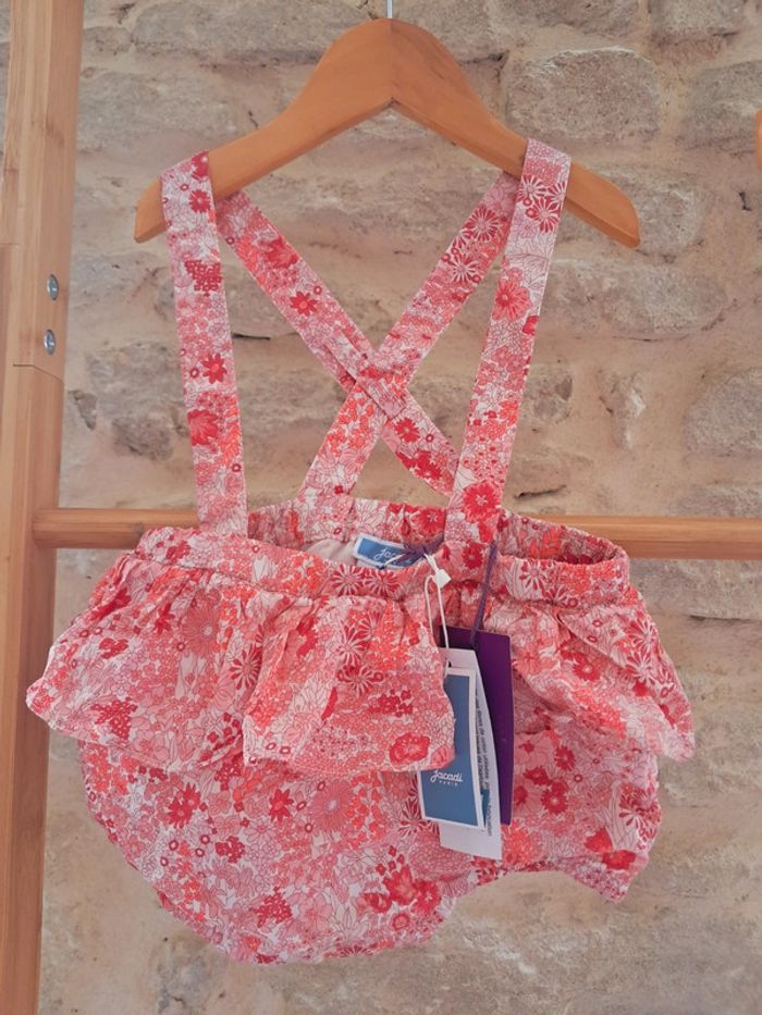 Neuf avec 🏷 bandeaux en 🎁 Bloomer à bretelle jacadi liberty Margaret Annie rose