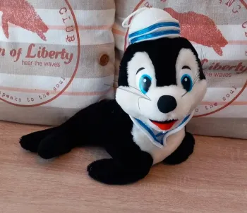 Peluche otarie Van de wall 38cm vintage très rare