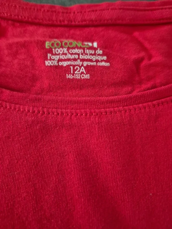 T-shirt manches longues imprimé coeur - photo numéro 3