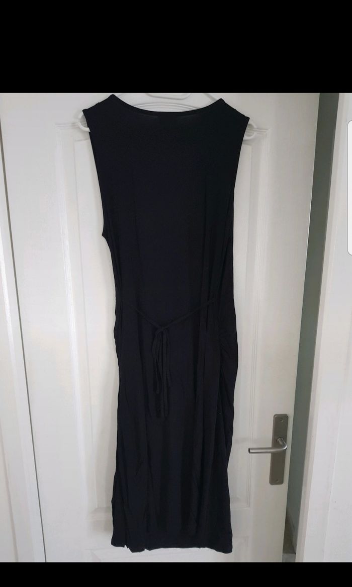 Robe mi-longue de maternité noire - Taille 42/44 - photo numéro 2
