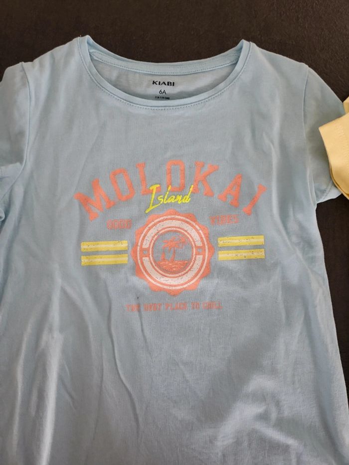 2 tee-shirts kiabi 6 ans - photo numéro 3