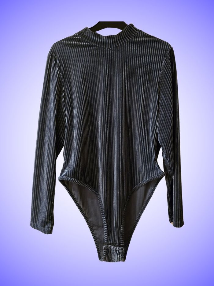 Body Bleu Gris Taille 46 XXXL Shein
