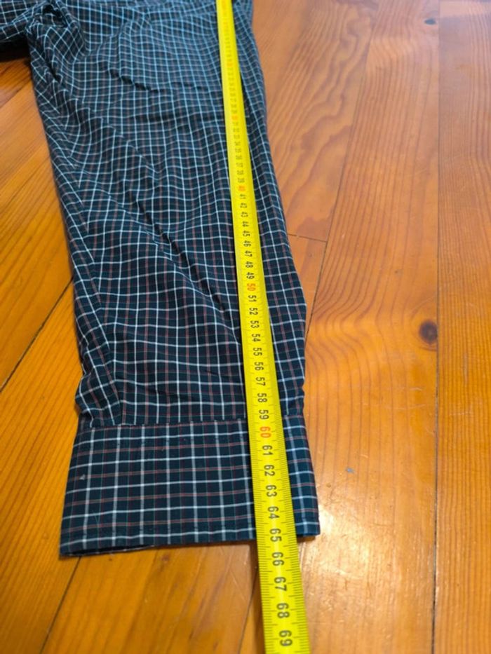 Chemise à carreaux - Ralph Lauren - Blake - Logo brodé violet - noir, blanc - Taille XXL - photo numéro 13