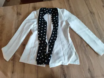 Blazer Blanc Style Chic Taille S, Parfait État ! Prix mini !