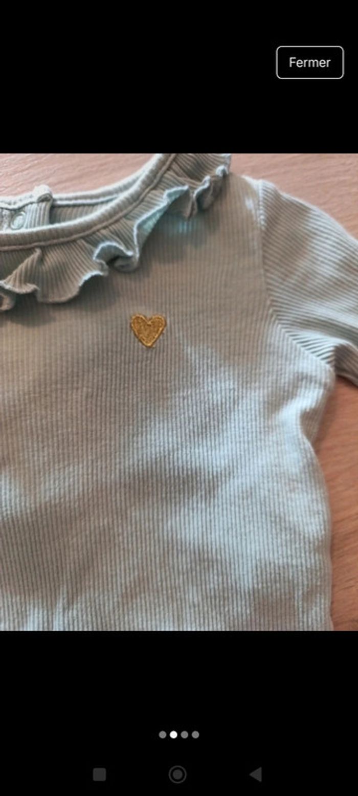 Tee-shirt manches longues in extenso 3 mois - photo numéro 2