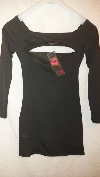Robe mini soirée noir neuve
