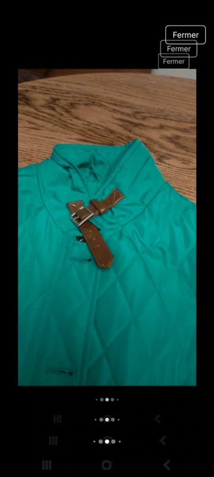 Veste coupe vent verte Clarina taille 42 - photo numéro 10