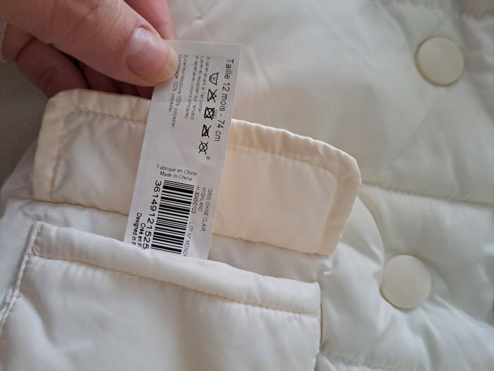 Manteau reversible  12 mois bout'chou - photo numéro 3