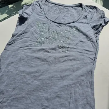 Tee shirt papillon strass camaïeu xs