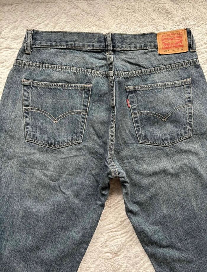 Jean levi’s 550 relaxed ample large loose wide homme bleu L 42/44 W32/33 L28 Y2K vintage - photo numéro 12