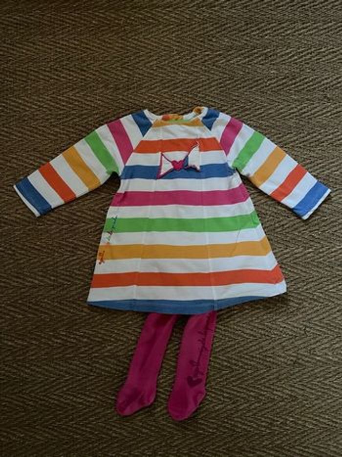 Ensemble robe et collant Agatha Ruiz de la Prada 18 mois