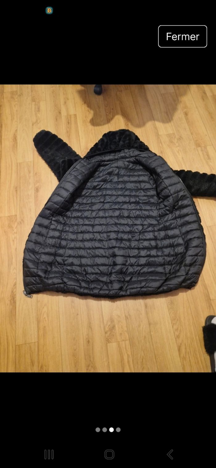 Manteau fausse fourrure reversible - photo numéro 3