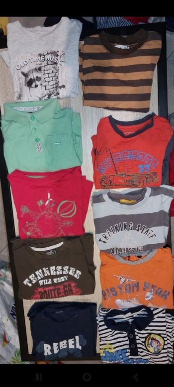 Lot 10 t shirts manches longues