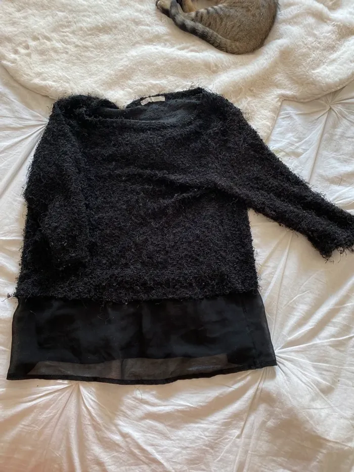 Haut noir transparent Gémo - photo numéro 4