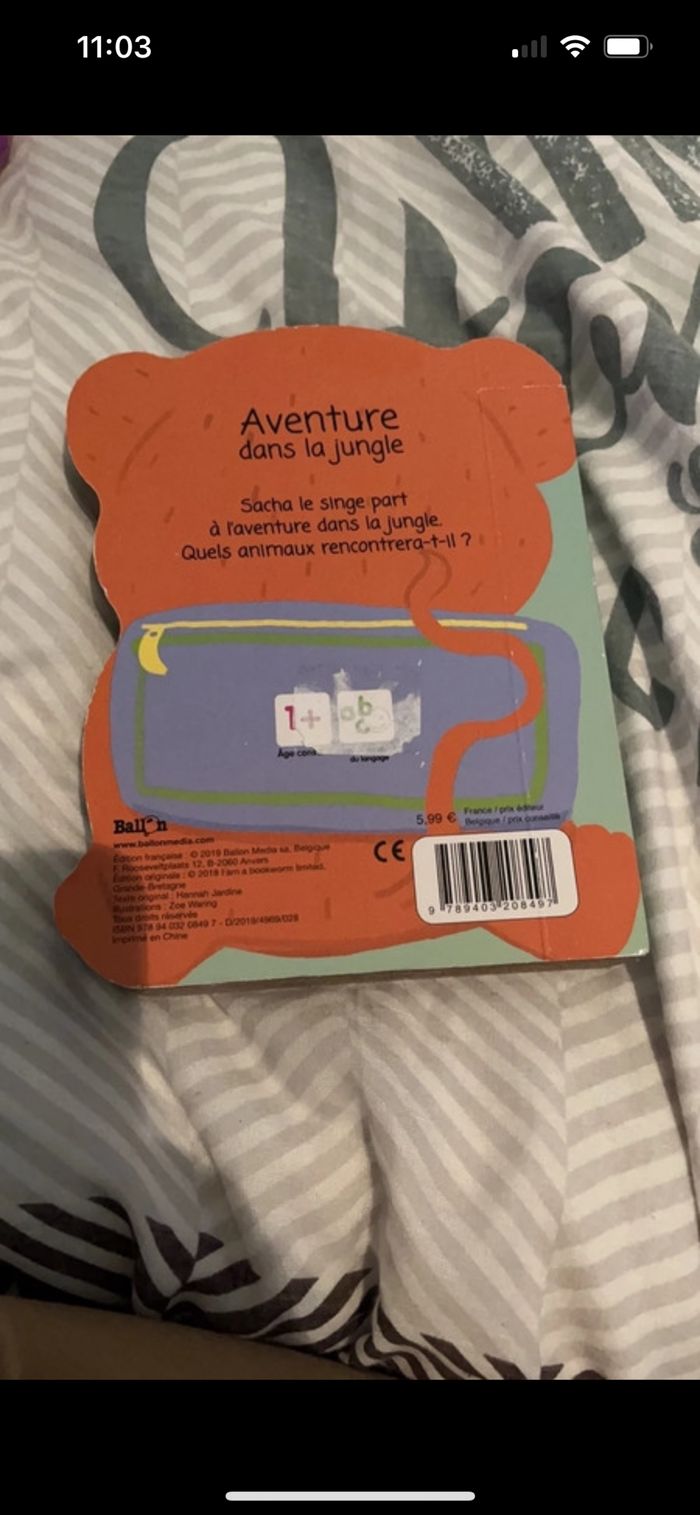 Livre aventure dan la jungle - photo numéro 2