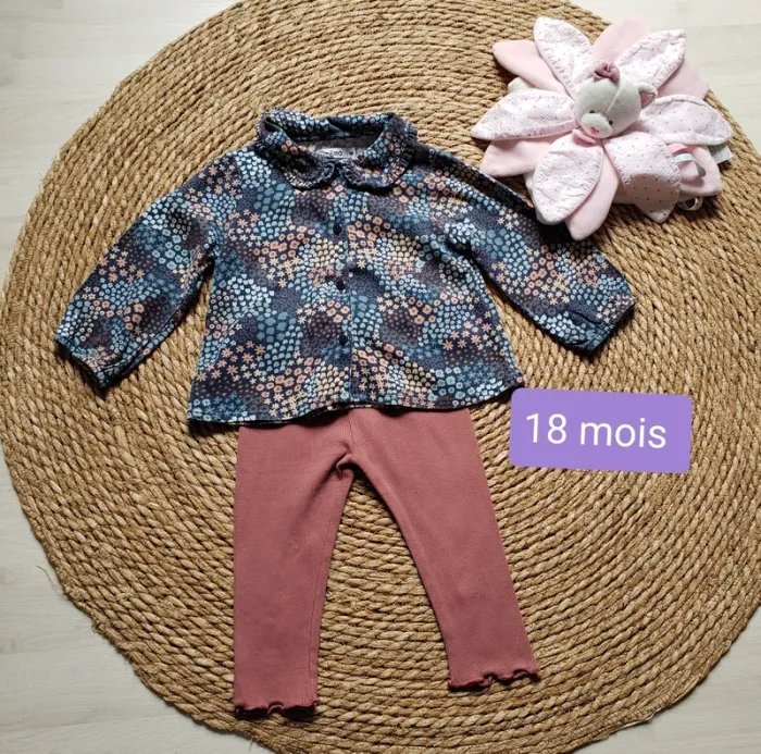 Ensemble chemise 18mois