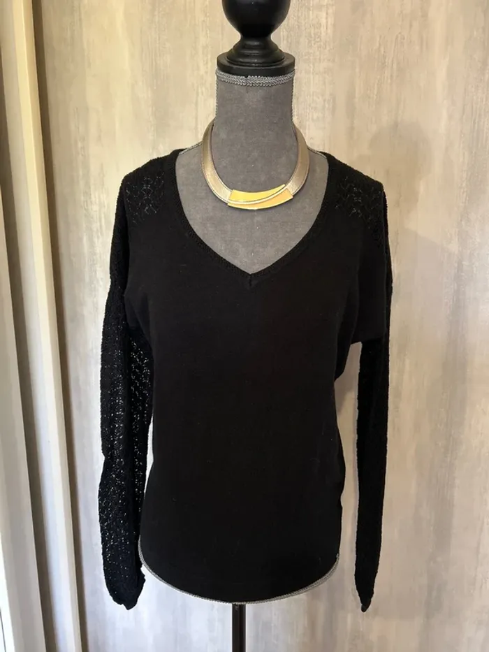 Pull léger, noir, Bonobo