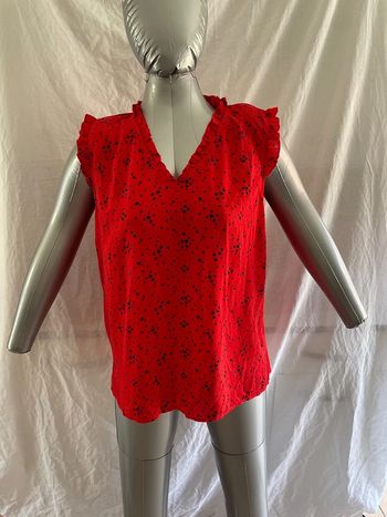 t-shirt sans marque rouge taille L