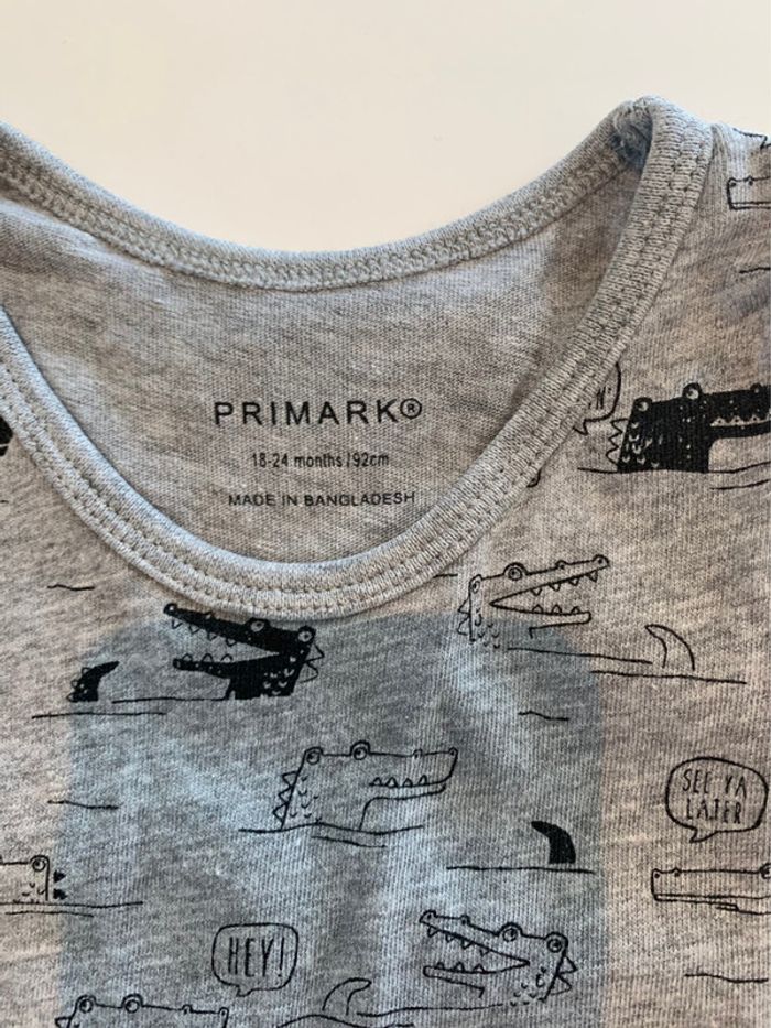 Débardeur gris bébé garçon taille 18-24 mois primark - photo numéro 2
