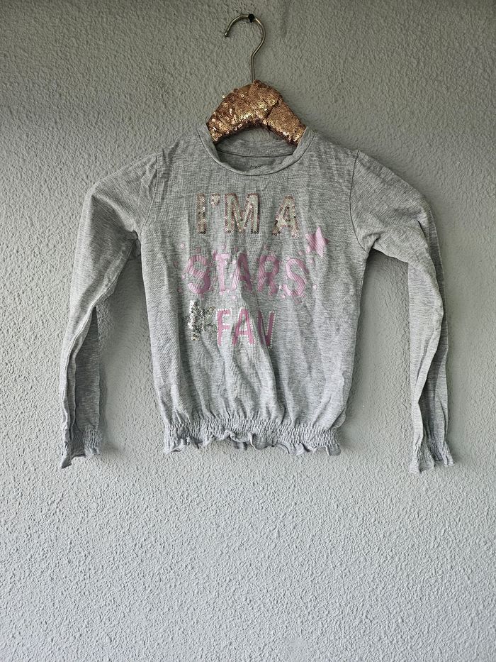 Blouse avec sequins pour fille - photo numéro 4