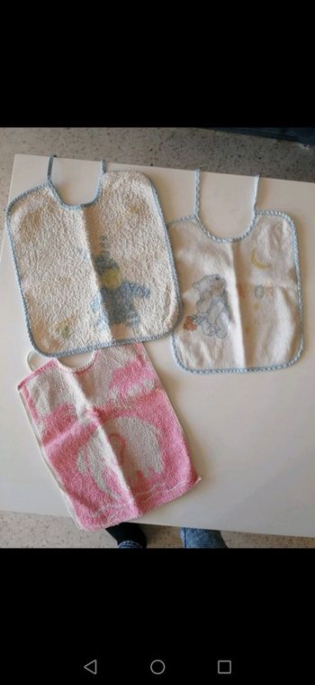 Lot de 3 bavoirs