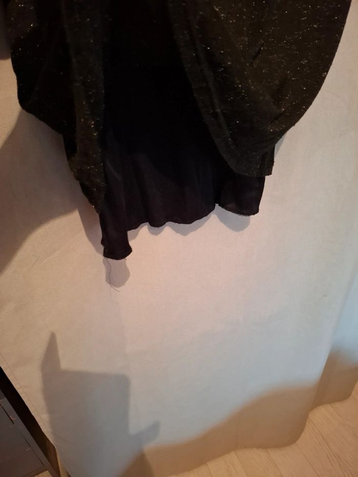 Magnifique robe habiller brillante manche longue femme - photo numéro 4