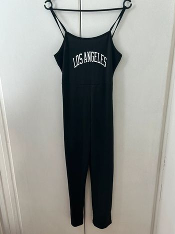 Combinaison été débardeur pantalon à bretelles noir - Los Angeles - 11 / 12 ans