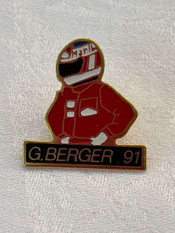 Pin’s pilote de F1 - Gerhard Berger