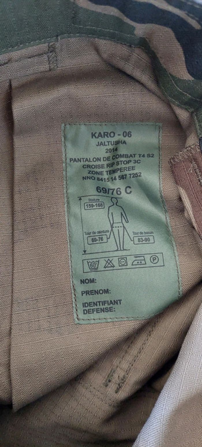 Treillis veste et pantalon t4 - photo numéro 9