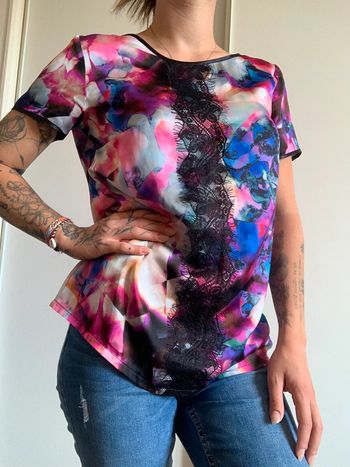 Blouse colorés les 3 suisses taille s 36