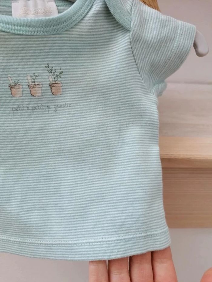 T-shirt Jacadi 1 mois - photo numéro 3