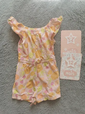 Combi short rose 9-12mois Primark