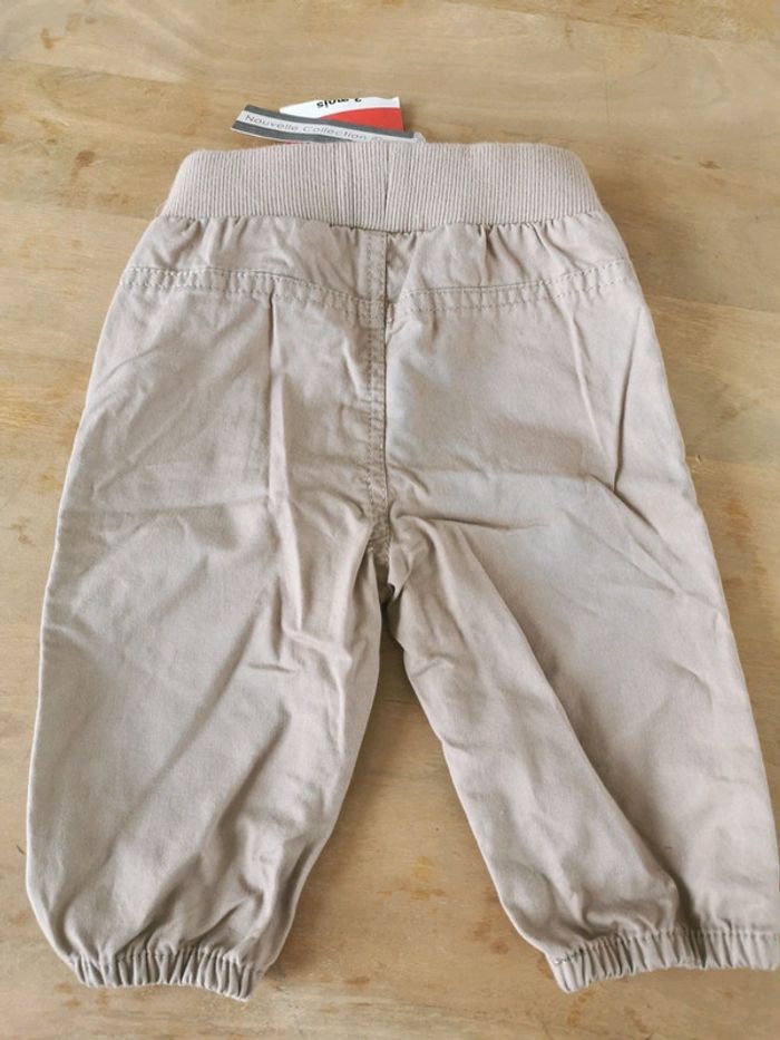 Pantalon d'été coton beige - photo numéro 2